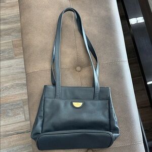 Etienne Aigner Navy Vintage  Shoulder Bag